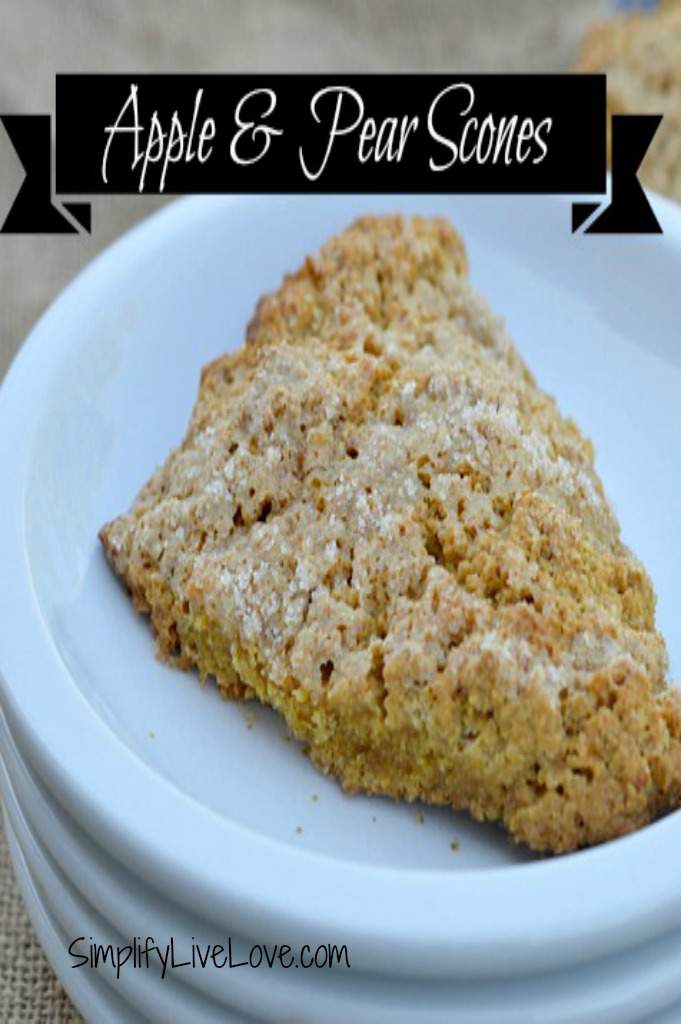 apple & pear scones