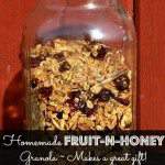 Homemade Fruit and Honey Granola