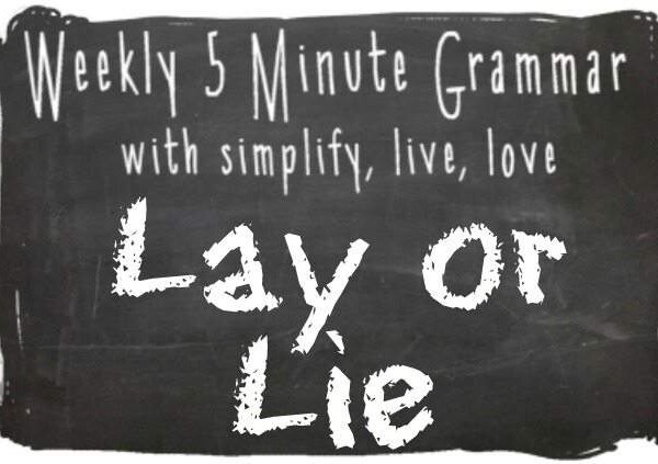 Lay or Lie 5 minutes grammar lesson