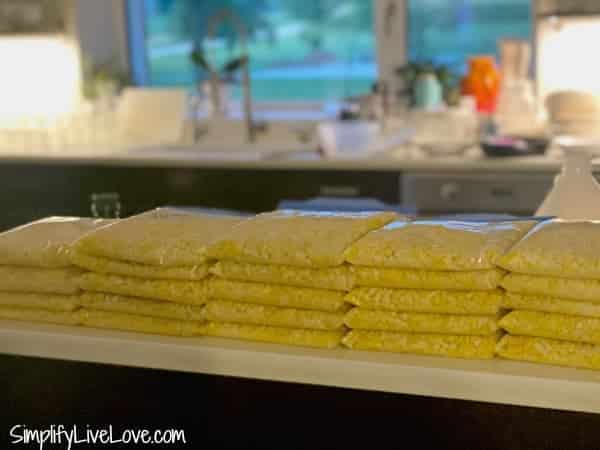 bagged corn ready for the freezer (1)