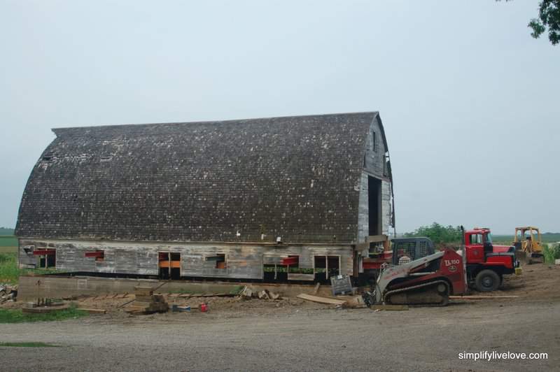 getting the barn ready to move