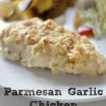 Parmesan Garlic Chicken Easy Recipe to Double for the Freezer from SimplifyLiveLove.com
