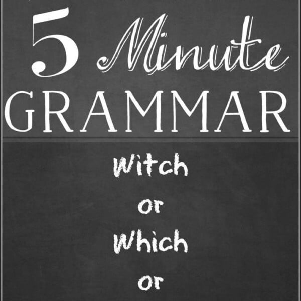 Witch or Which or Sandwich ~5 minute grammar lesson