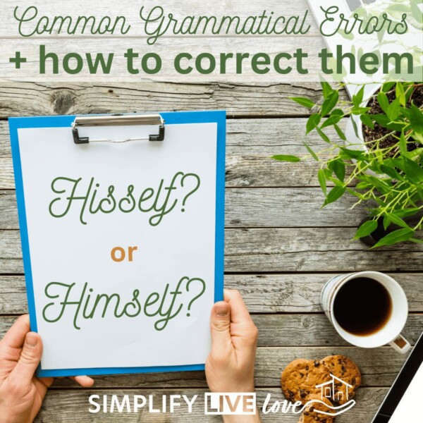 5 Minute Grammar Lesson - Hisself or Himself