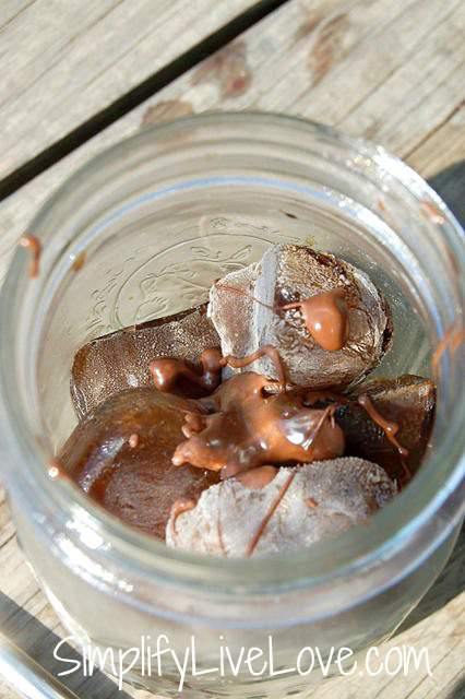 ingredients for Chocolate Hazelnut Iced Coffee