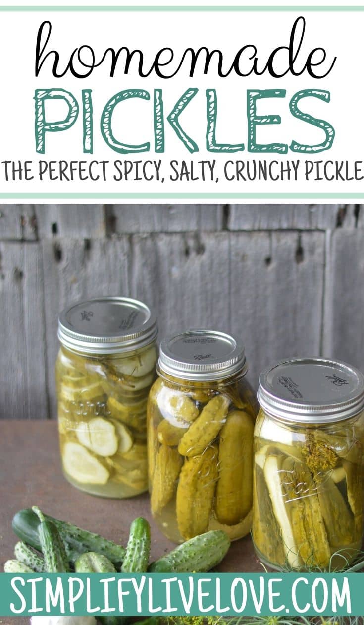 Dill Pickles Canning Tutorial + Grandma's Secret Recipe Simplify Live Love