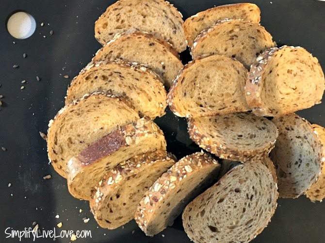 cut the bread into thick slices for overnight french toast casserole