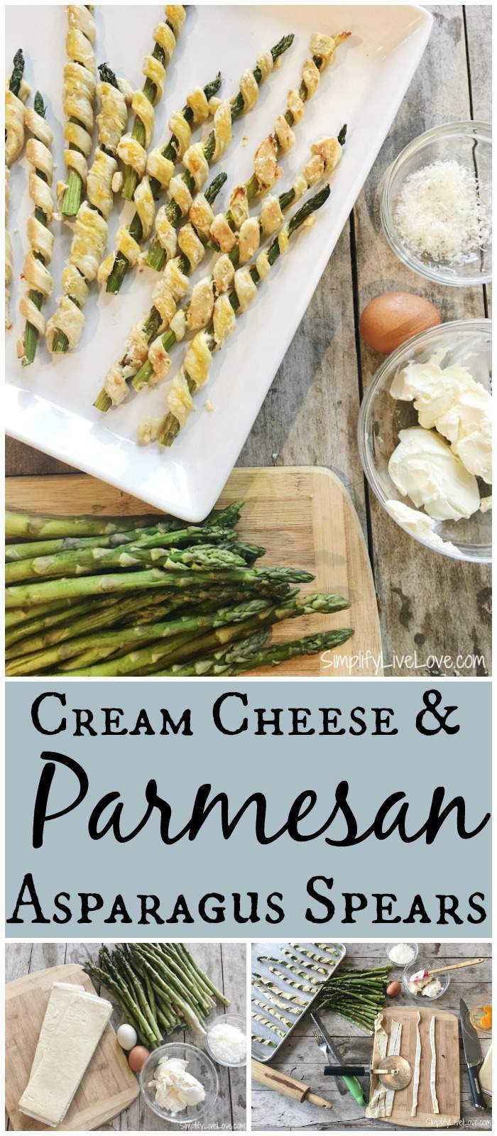 Cream Cheese & Parmesan Asparagus Spears