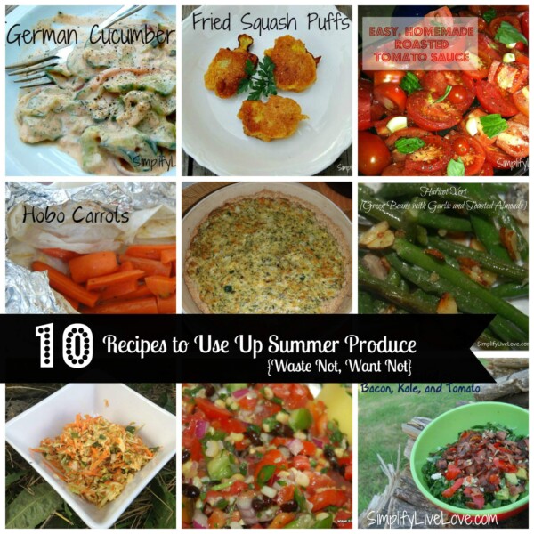 10 recipes to use up summer produce