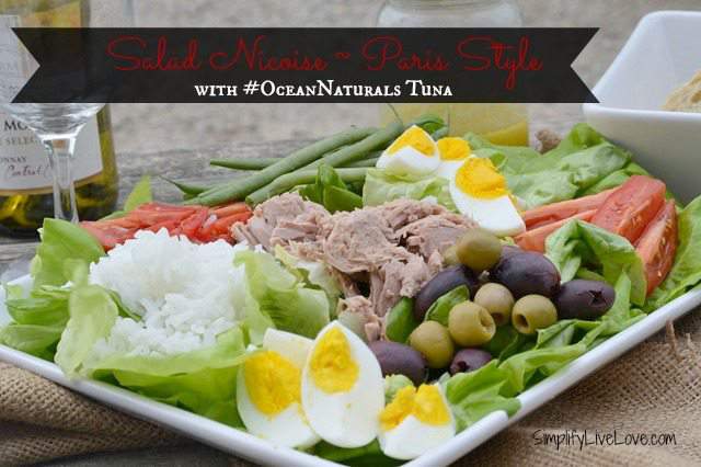 Salad Nicoise Paris Style with #OceansNaturals Tuna #shop