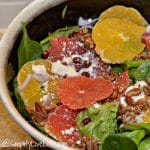 Citrus Salad with Caramelized Pecans & Pomegranates