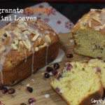 Pomegranate Orange Mini Loaves