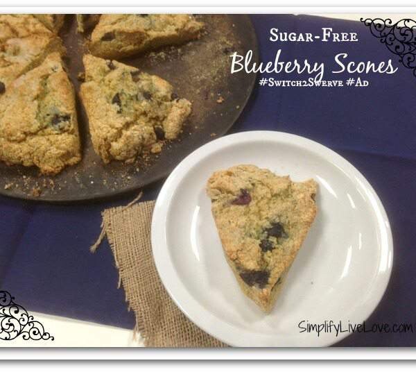 Sugar-Free Blueberry Scones
