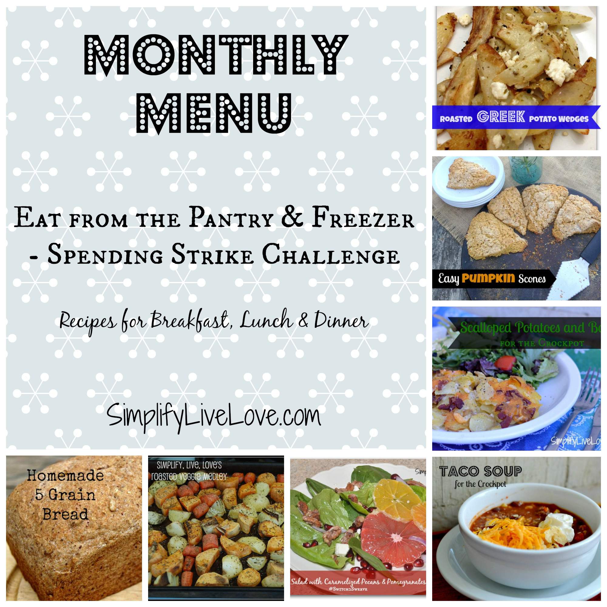 January Monthly Menu