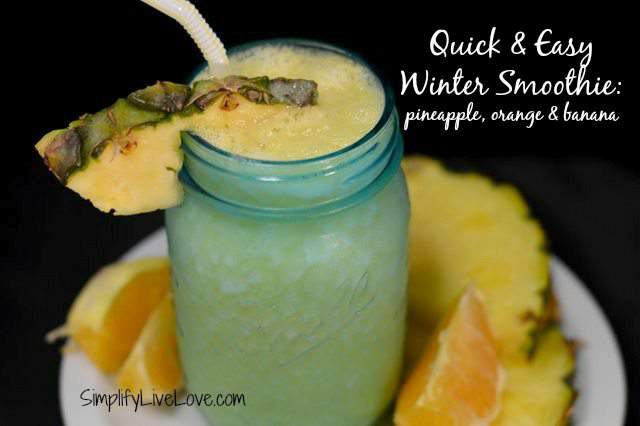 uick and easy winter smoothie