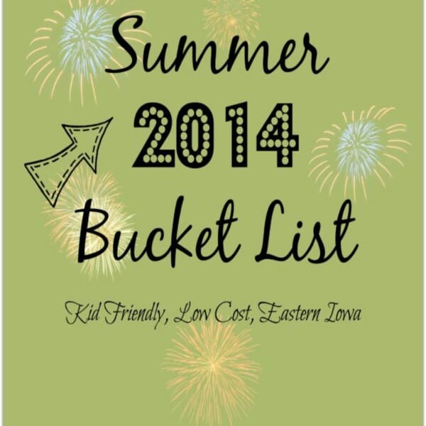 Summer 2014 Bucket List