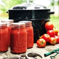 how to can crushed tomatoes quickly