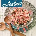 vinegar based coleslaw