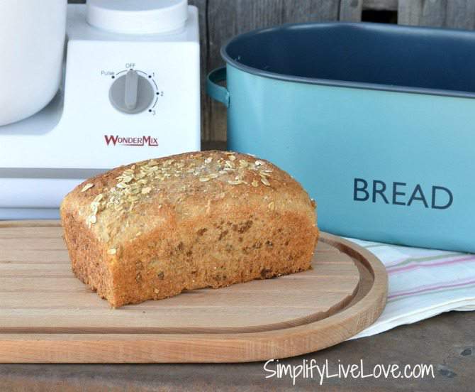 How to Make Homemade 12 Grain Bread - WonderMix Giveaway
