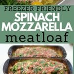 spinach mozzarella meatloaf