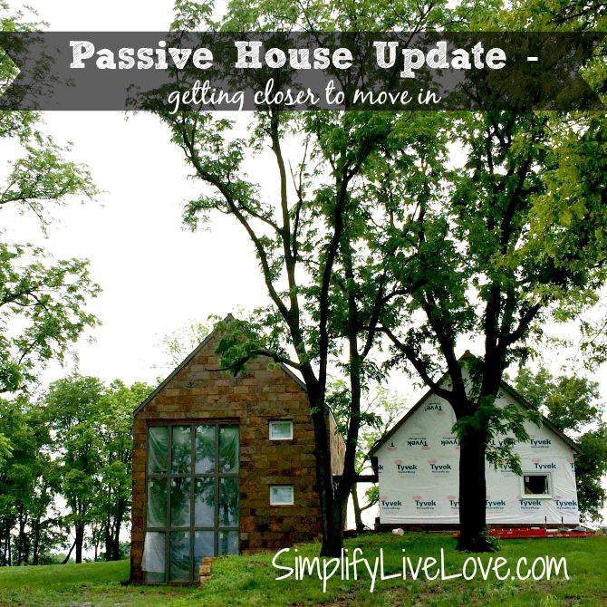 Passive House Update - drywall, floor tile, & Big Ass fans from SimplifyLiveLove.com