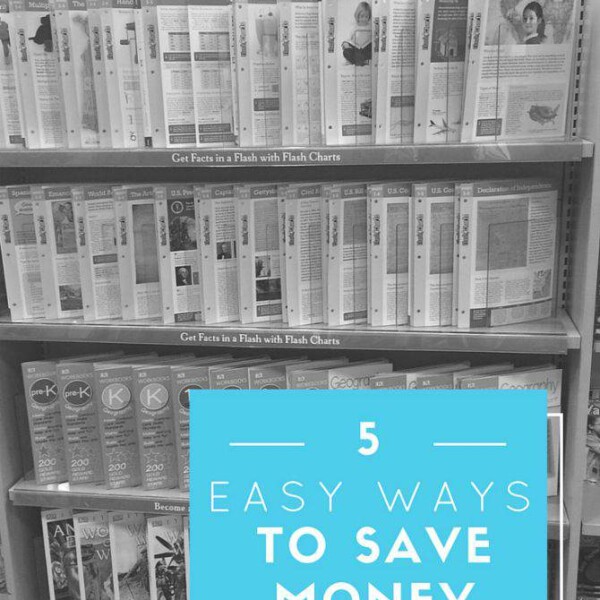 5 Easy Ways to Save Money Homeschooling - practical tips that anyone can implement from SimplifyLiveLove.com