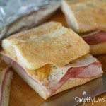 Easy Oven Sandwich Recipe - Perfect for Freezer Cooking from simplifylivelove.com