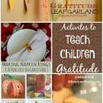Beyond the Thankful Tree - Activities to Teach Children Gratitude