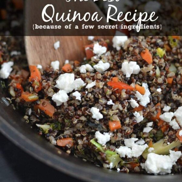 The Best Quinoa Recipe {because of a few secret ingredients} from SimplifyLiveLove.com