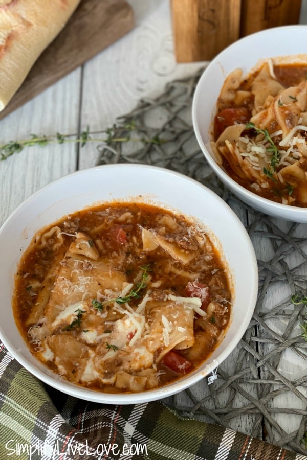 best ever lasagna soup