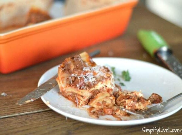 Make Ahead Lasagna Recipe with Cottage Cheese & Secret Veggies. Maximize time in the kitchen with this recipe that makes three meals at once.