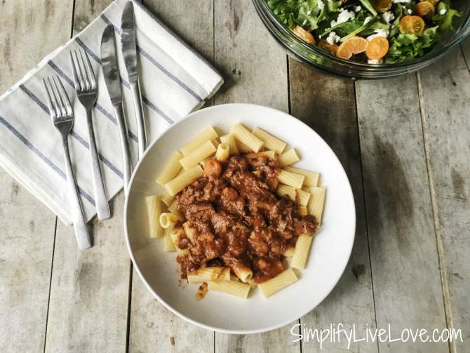 beef-with-rigatoni. Delicious Instant Pot Meal - sure to be a family favorite