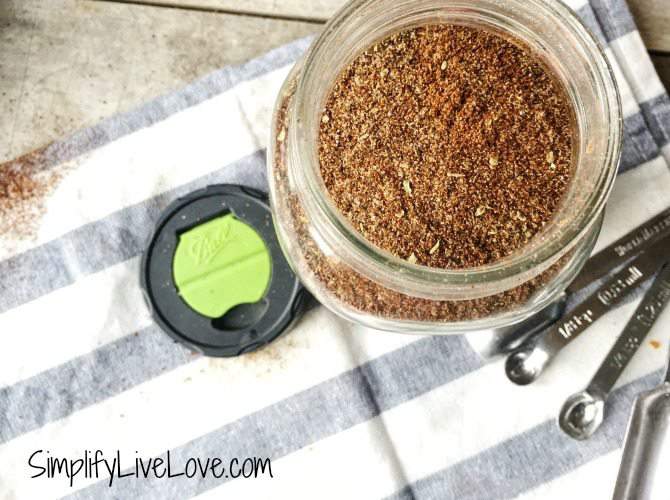 Homemade taco seasoning a big batch recipe to save you time in the kitchen.