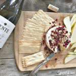 Easy Baked Camembert with Pomegranates and Hazelnuts