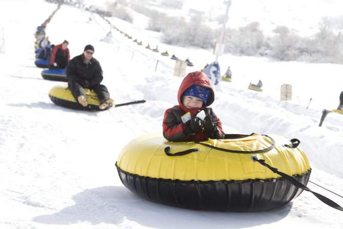 tubing in Heber Valley. Utah