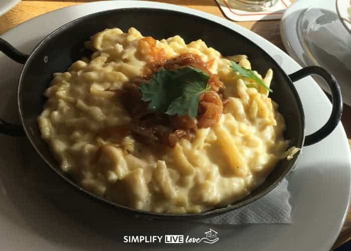 kasespatzle in tubingen