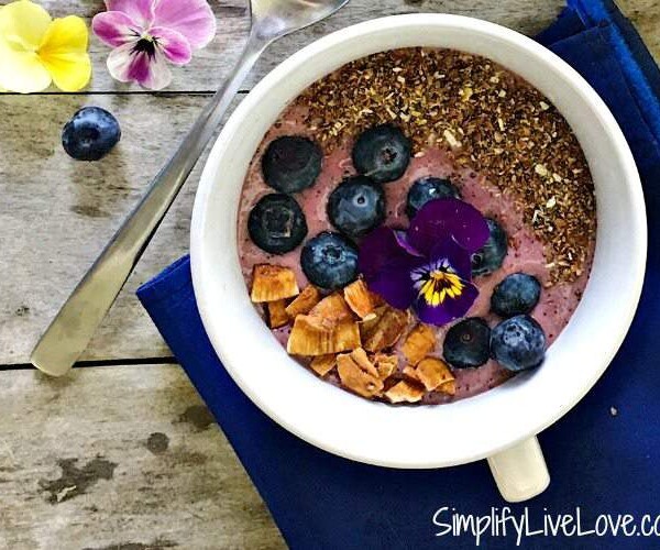Blueberry Nice Cream featured