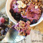 Triple Berry Nice Cream made with Cascadian Farms