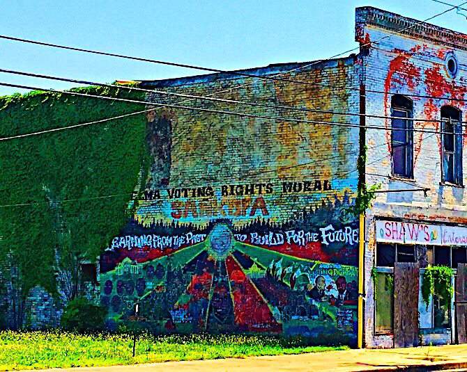 Voting Rights Mural in Selma, Alabama