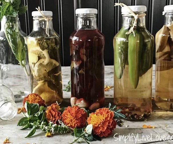 how to make herbed vinegar easily at home
