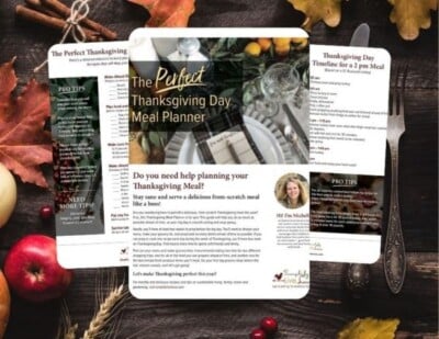 Printable Thanksgiving Planner &amp; Real Food Menu Inspiration - Simplify ...