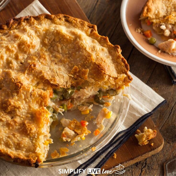 homemade turkey pot pie