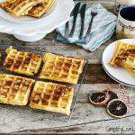 Freezer Friendly Leftover Eggnog Waffles