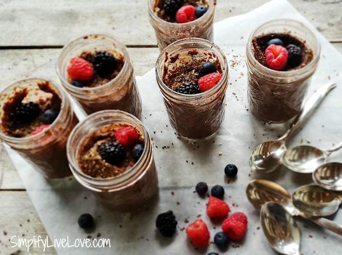 Chocolate mousse instant online pot