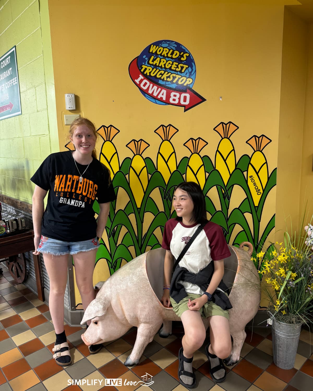 sit on the pig at the iowa 80 truckstop