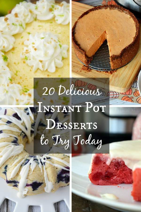 Desserts made discount in instant pot