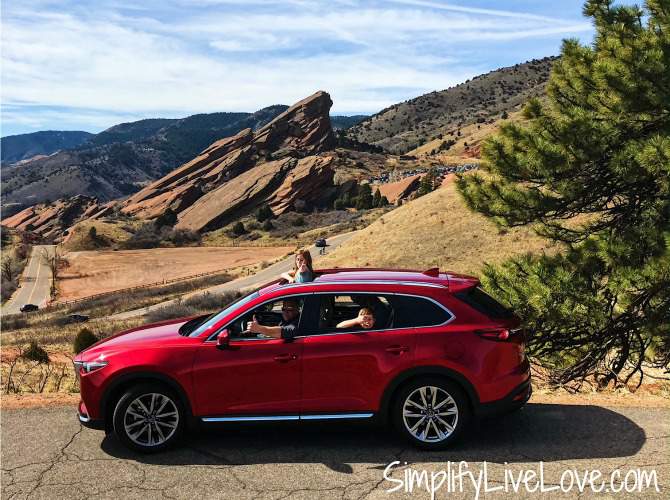 Mazda CX-9 Outside Red Rocks Denver