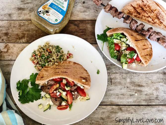 Easy Greek Sandwich Shish Kabob Recipe