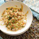 Asian Rice Bowls made with Instant Pot Pulled Pork