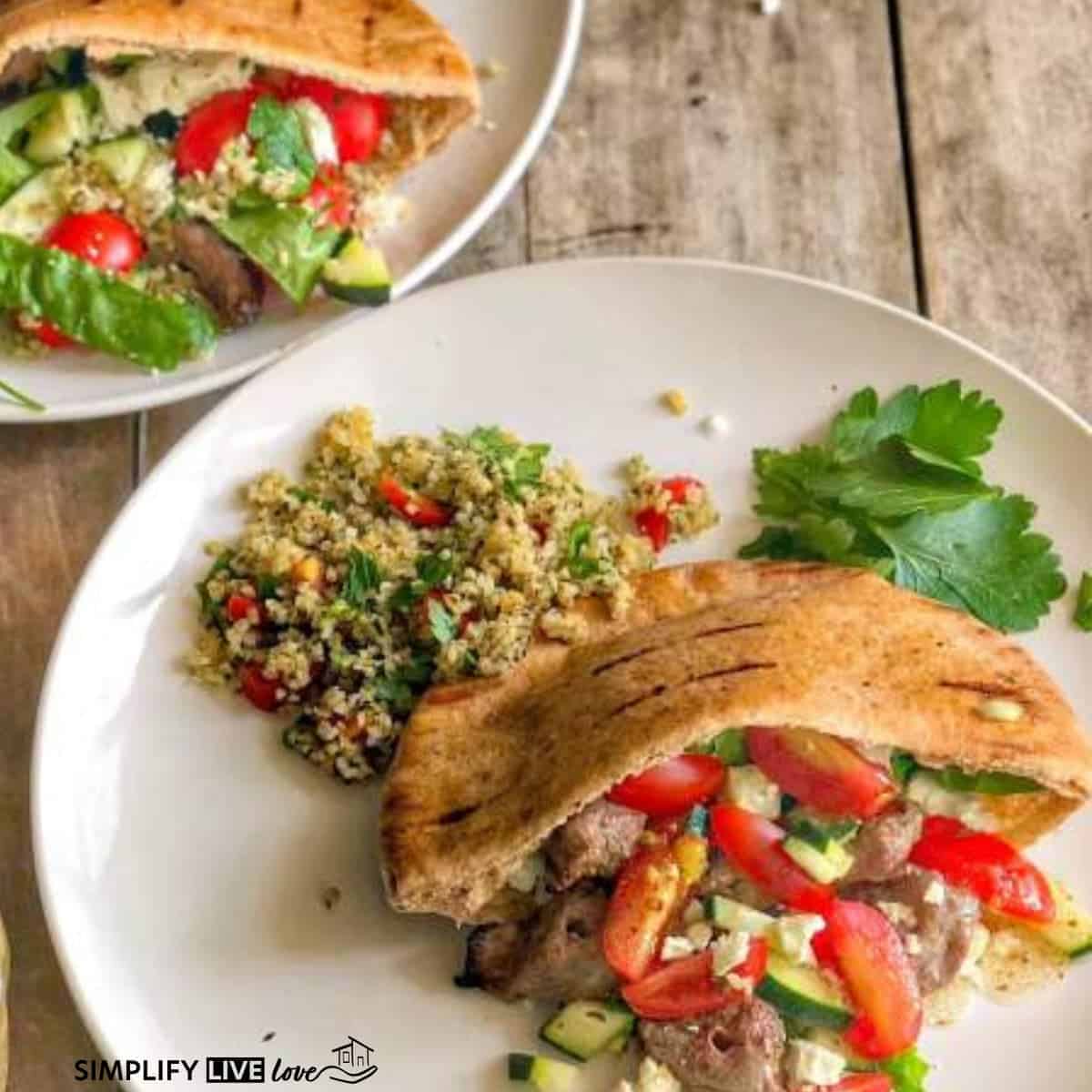 Delicious Greek Steak Shish Kabob Sandwich Recipe (1)